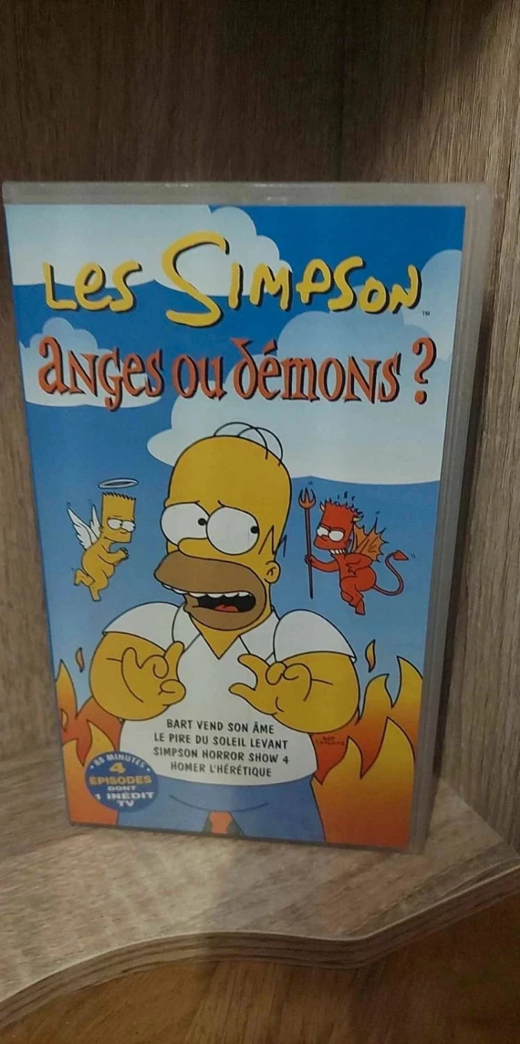 Cassette VHS les simpson anges ou demons